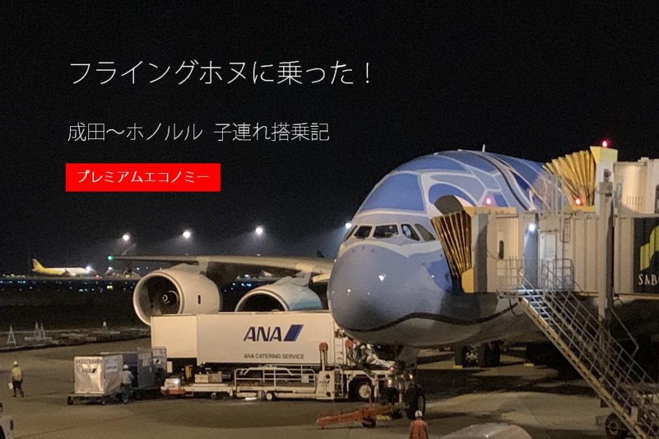 ANA A380(フライングホヌ) 成田～ホノルル搭乗記