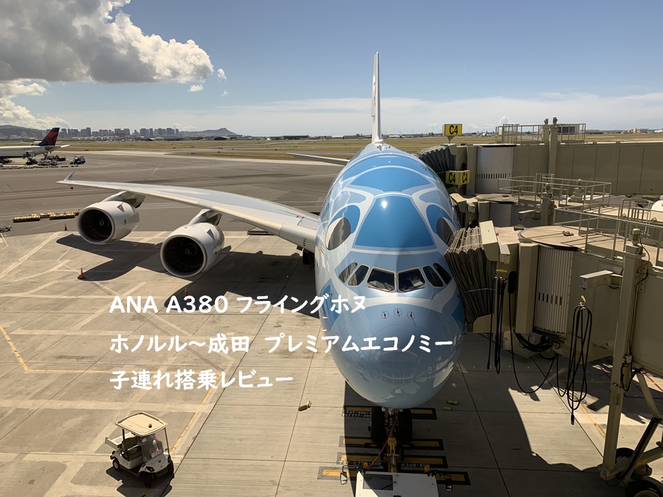 ANA A380 フライングホヌ ホノルル～成田 プレミアムエコノミー子連れ搭乗記 ～復路編～ | アナマイ