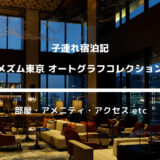 メズム東京 オートグラフコレクション 子連れ宿泊記：SPGアメックスで無料宿泊